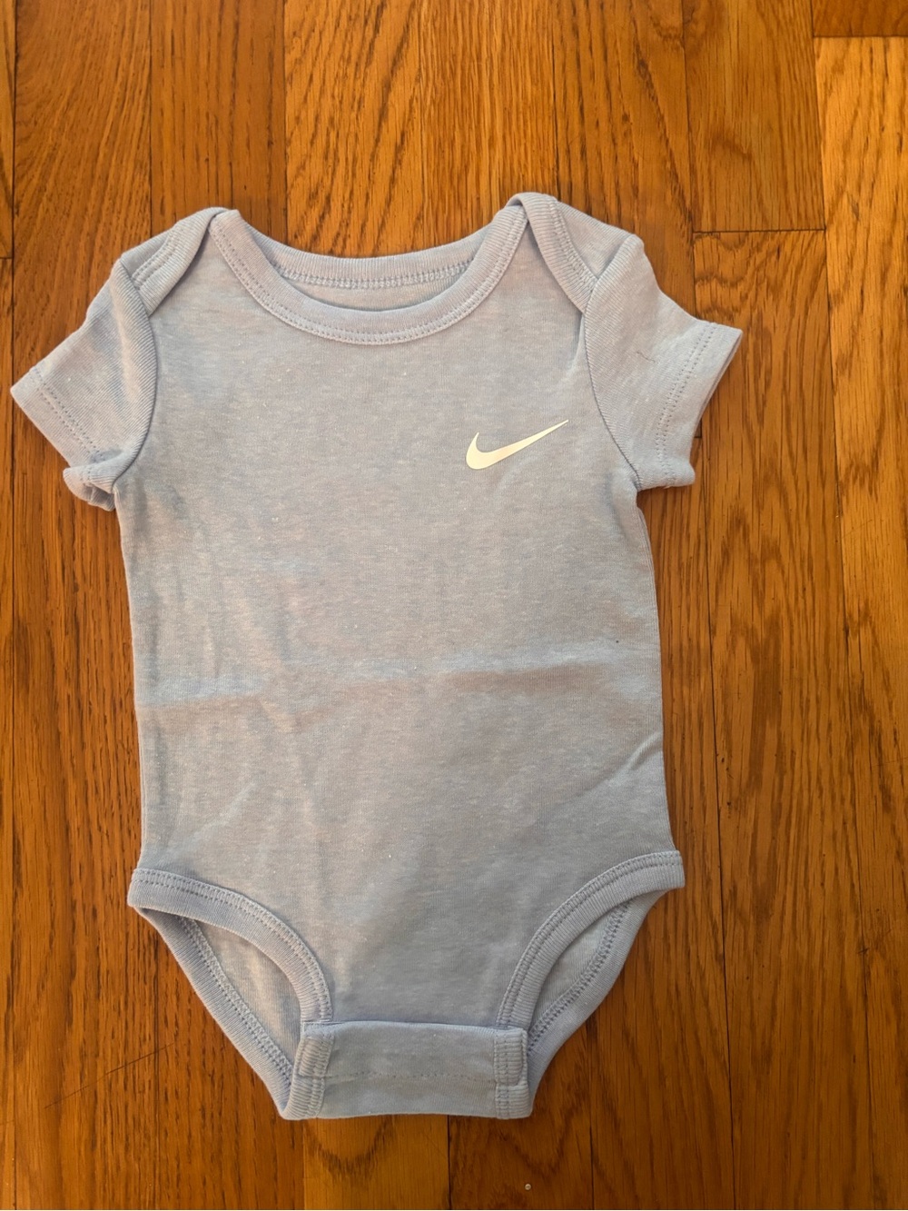 Nike Baby Light Blue One-Piece Bodysuit Onesie